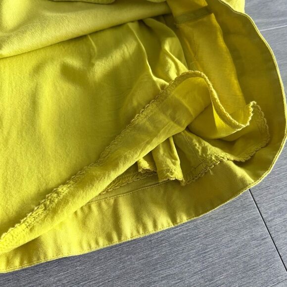Anthropologie Maeve Lorraine Yellow Cutout Swing Mini Dress XS Summer Vacation - Picture 8 of 14
